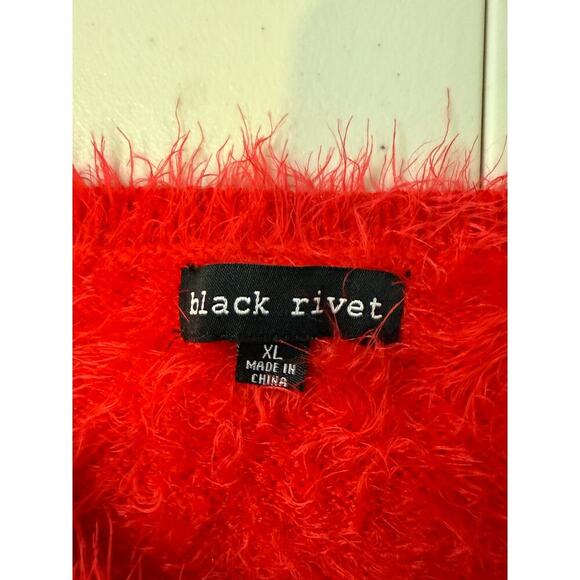 Black Rivet Sweater Size XL French Bulldog Dog Wearing Gold Bling Crown - Picture 8 of 9